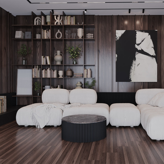 Ole Black Forest - okrągły stolik kawowy