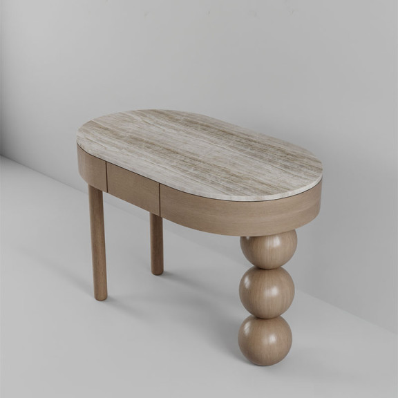 Noto - biurko na toczonych kulach