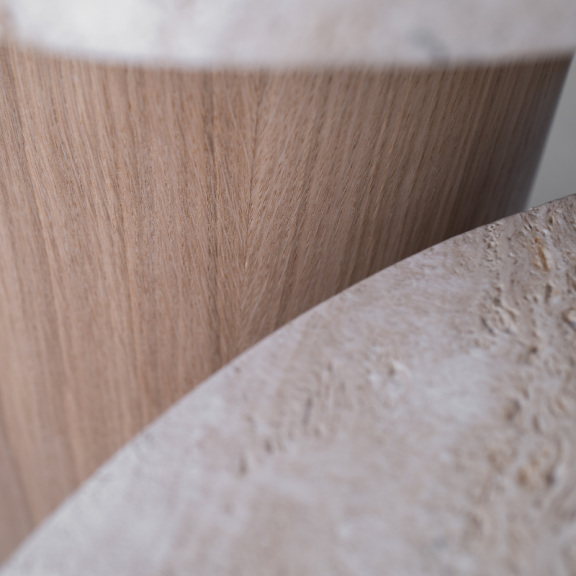 Alberi - zestaw okrągłych stolików